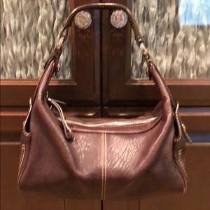 TOD’S Chocolate Leather hobo bag